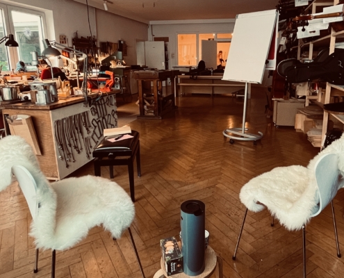 Arbeitsatmosphäre in der Coaching Werkstatt